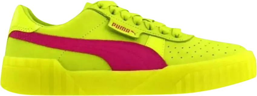  Puma Cali 90s Lime Punch Fuchsia Purple (Women&#039;s)