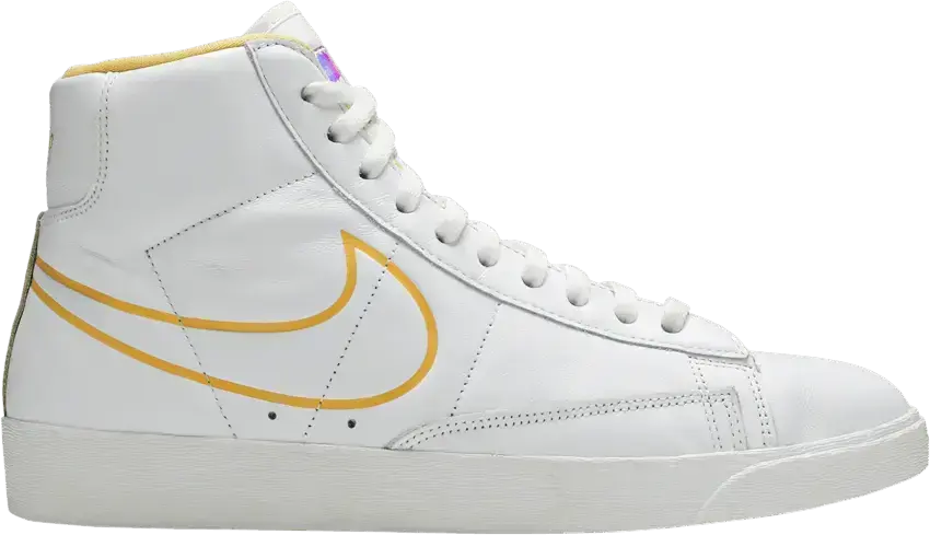  Nike Blazer Mid White Topaz Gold (Women&#039;s)