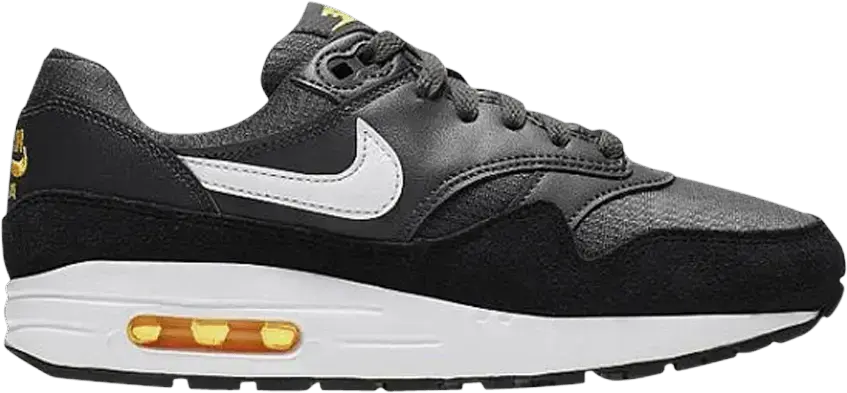  Nike Air Max 1 GS &#039;Anthracite White&#039;