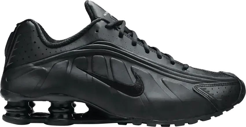  Nike Shox R4 Triple Black Matte