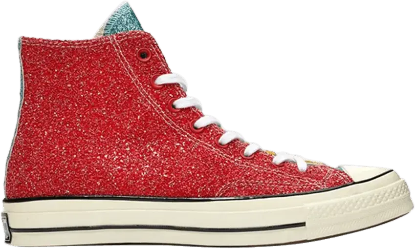  Converse Chuck Taylor All-Star 70 Hi JW Anderson Glitter Yellow Red