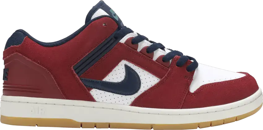  Nike SB Air Force 2 Low Team Red Obsidian