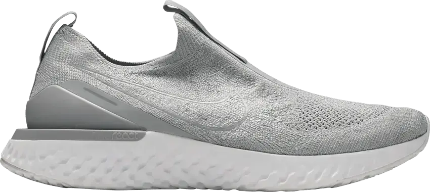  Nike Epic Phantom React Flyknit Wolf Grey