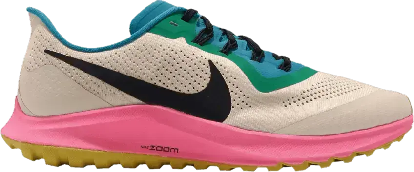  Nike Air Zoom Pegasus 36 Trail Light Orewood Brown Pink Blast Blue Lagoon