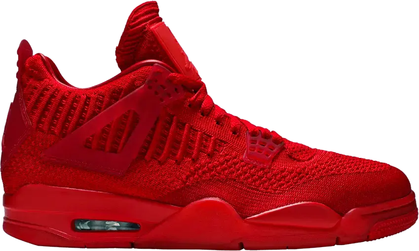  Jordan 4 Retro Flyknit Red