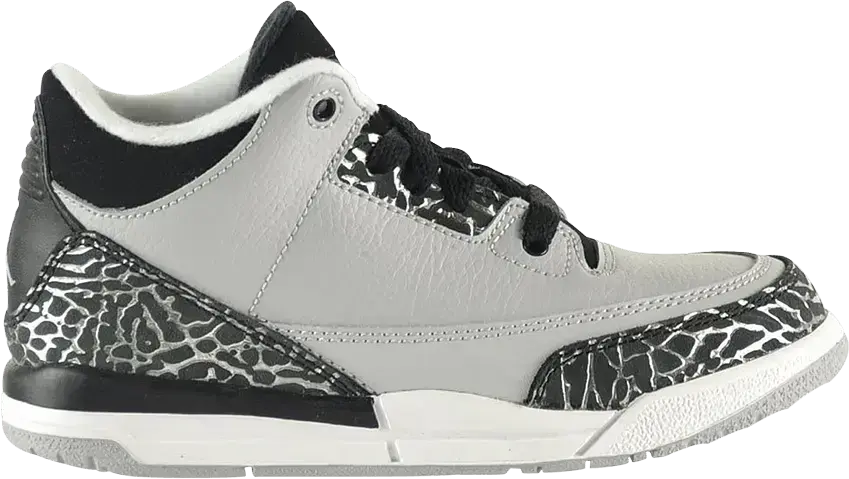  Jordan 3 Retro Bp &#039;Wolf Grey&#039;