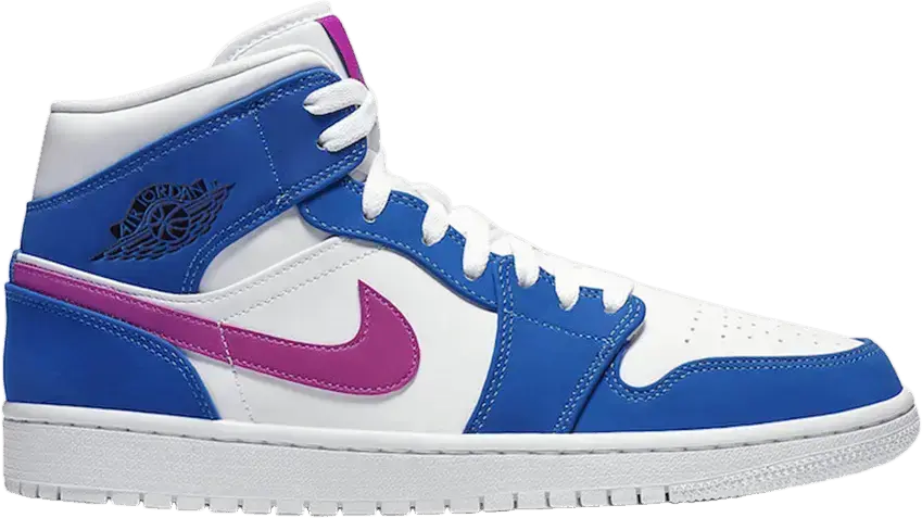  Jordan 1 Mid Hyper Royal Hyper Violet