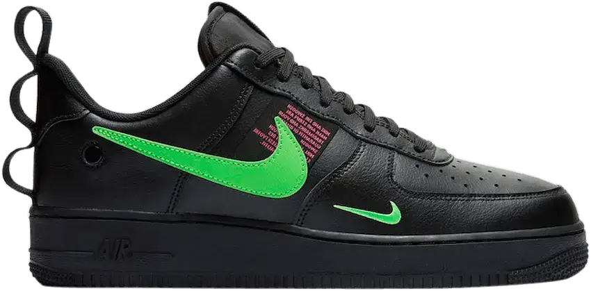  Nike Air Force 1 Low Utility Black Hyper Pink Scream Green