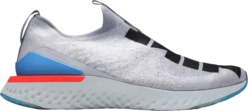  Nike Epic Phantom React Flyknit Just Do It Indigo Fog