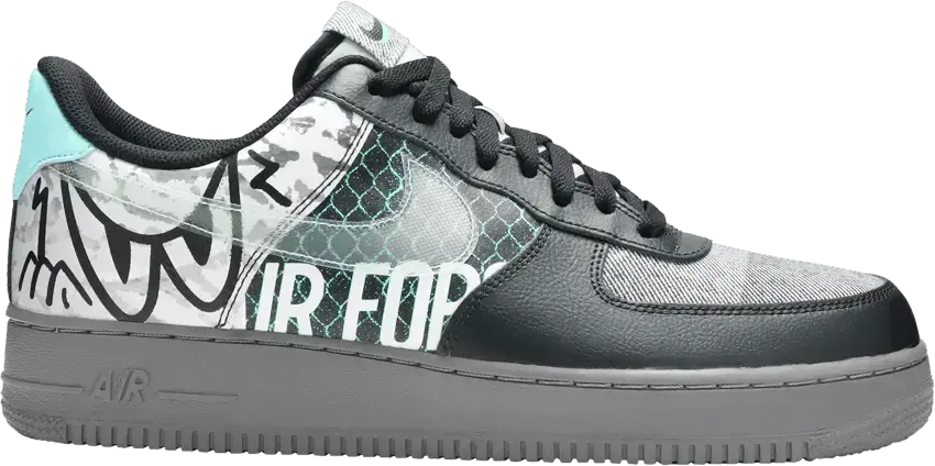  Nike Air Force 1 Low Off Noir Pure Platinum