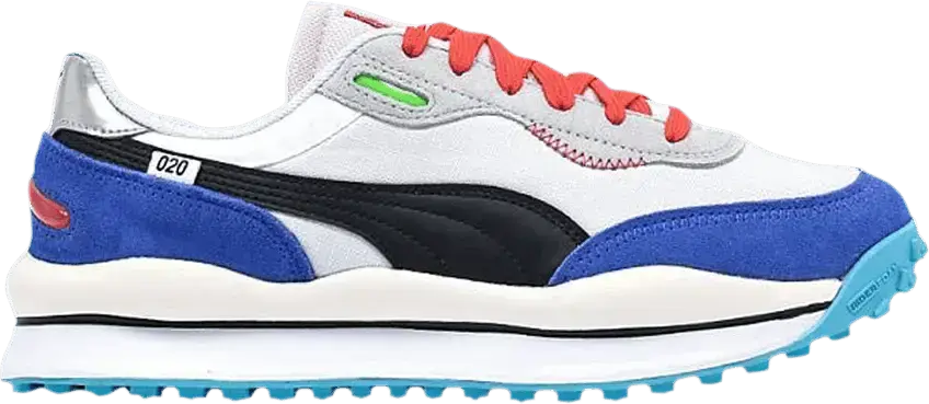  Puma Style Rider Ride On &#039;White Dazzling Blue&#039;