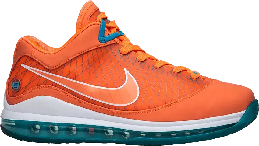  Nike Air Max LeBron 7 Low &#039;Miami Dolphins&#039; Sample