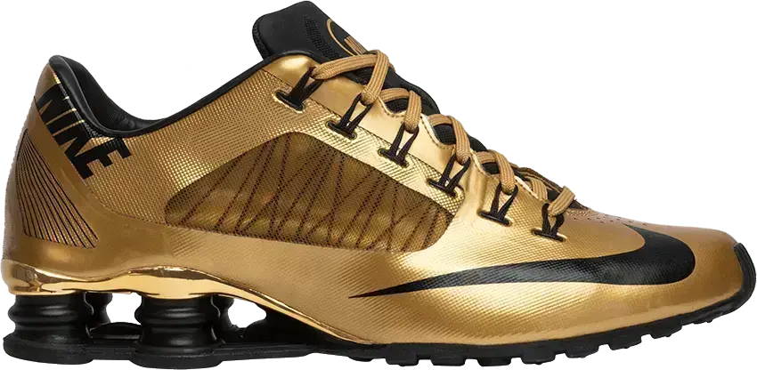 Nike Shox Superfly R4 &#039;Metallic Gold&#039; Sample