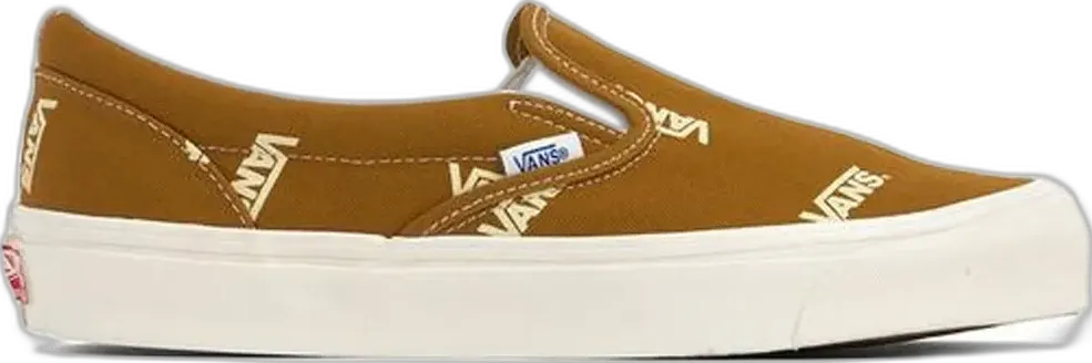  Vans Slip-On Multi-Logo Brown