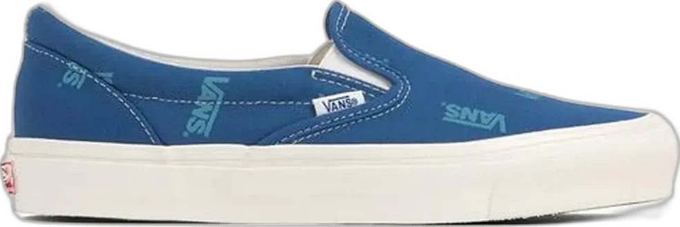  Vans Slip-On Multi-Logo Blue