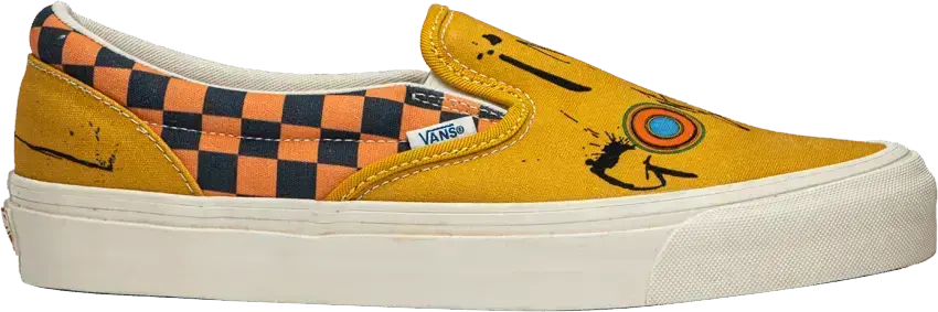  Vans Slip-On Ralph Steadman Checkerboard Orange