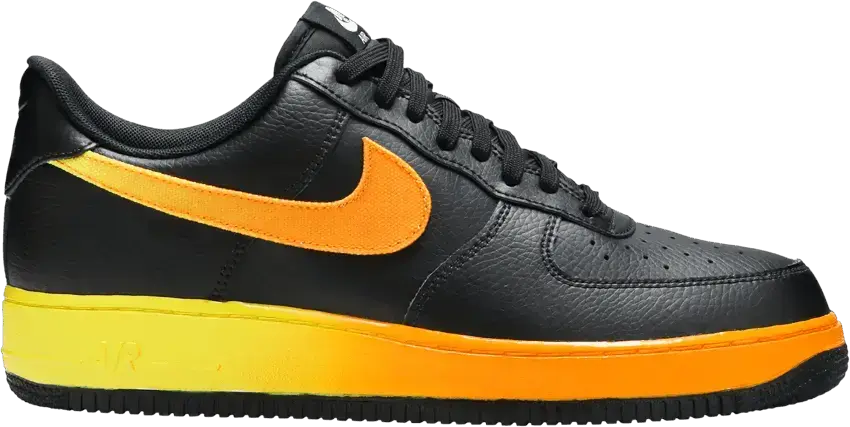  Nike Air Force 1 Low Black Yellow Orange