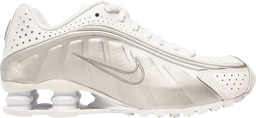  Nike Shox R4 White Metallic (W)
