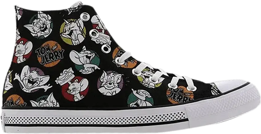  Converse Chuck Taylor All-Star Hi Tom and Jerry Black
