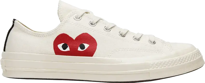  Converse Chuck Taylor All-Star 70 Ox Comme des Garcons PLAY White