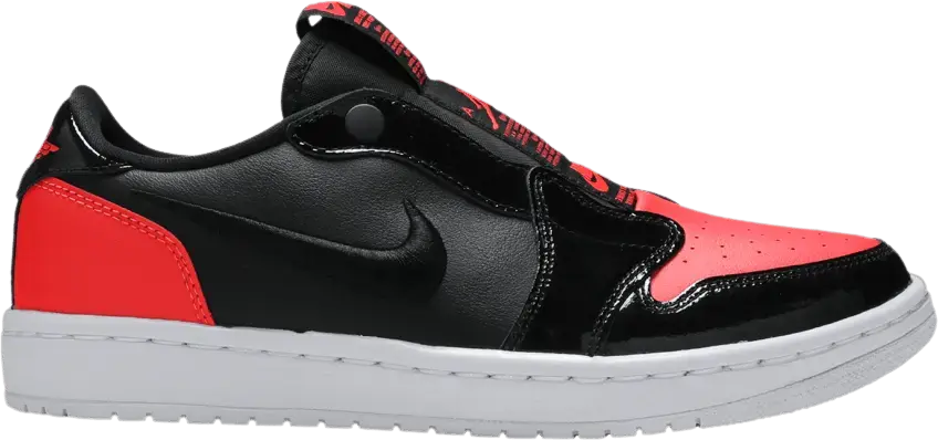  Jordan 1 Low Slip Black Hot Punch (Women&#039;s)