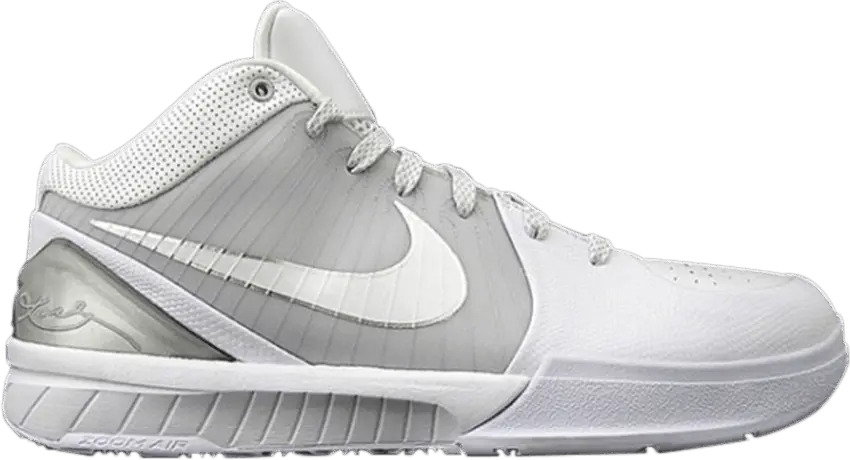  Nike Zoom Kobe 4 &#039;Metallic Silver&#039;