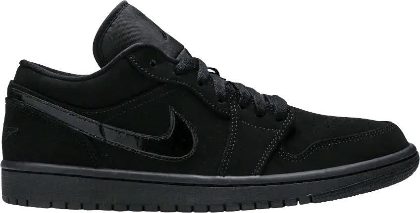  Jordan 1 Low Triple Black (2019)