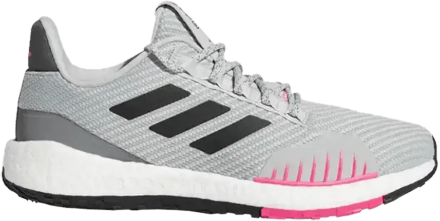  Adidas adidas Pulseboost HD Winter Grey Black Pink (Women&#039;s)