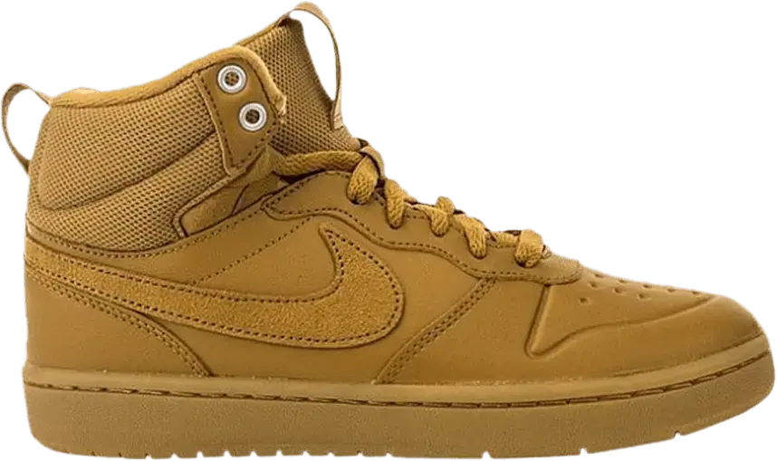  Nike Court Borough Mid 2 Boot Wheat (GS)