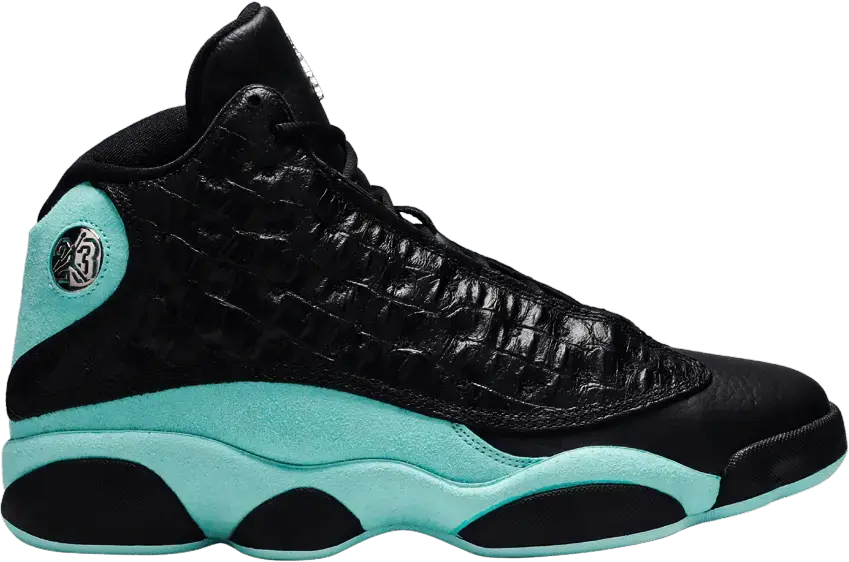  Jordan 13 Retro Black Island Green