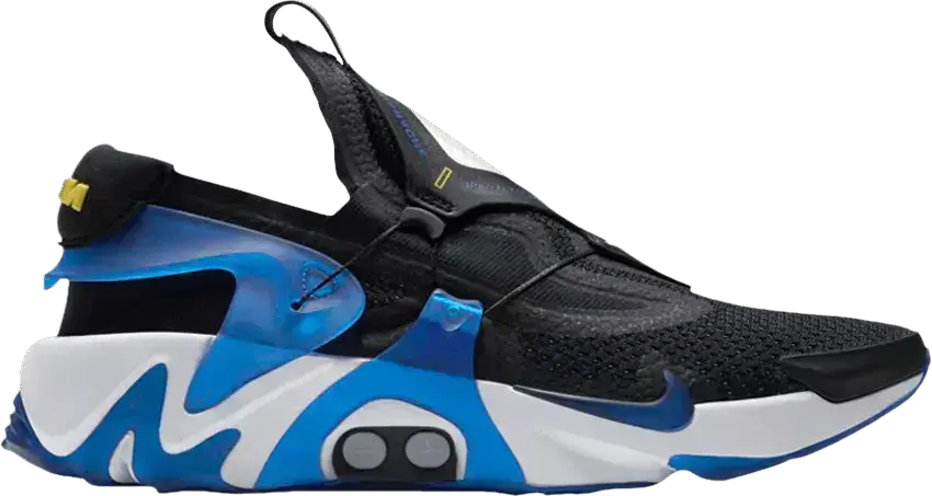 Nike Adapt Huarache Black Racer Blue (UK Charger)