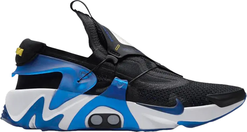  Nike Adapt Huarache Black Racer Blue (EU Charger)