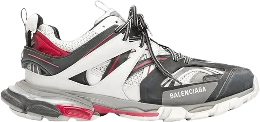  Balenciaga Track Trainer &#039;White Grey Red&#039;