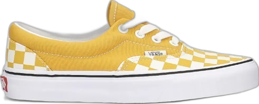  Vans Era Checkerboard Yellow