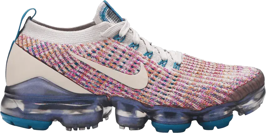  Nike Air VaporMax Flyknit 3 Desert Sand Vivid Purple (Women&#039;s)