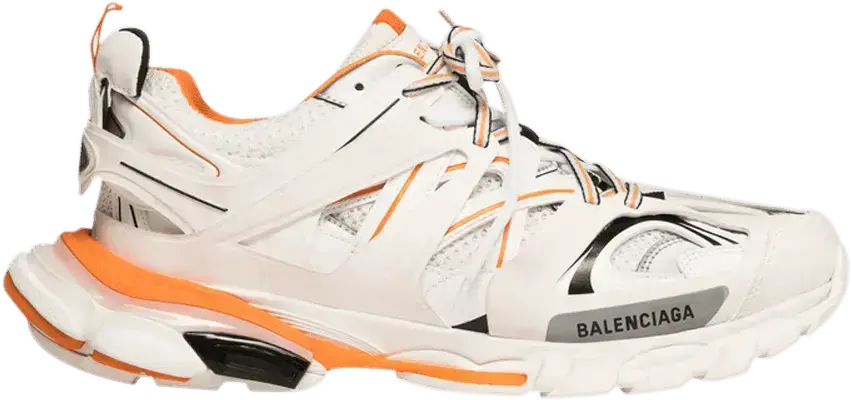  Balenciaga Track White Orange (Women&#039;s)