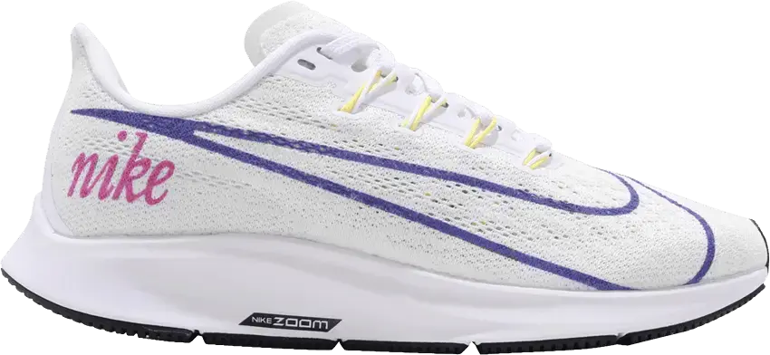 Nike Air Zoom Pegasus 36 White Psychic Purple (Women&#039;s)