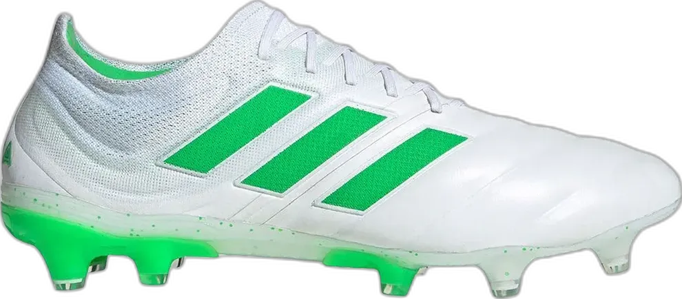 Adidas adidas Copa 19.1 Firm Ground Cloud White Solar Lime