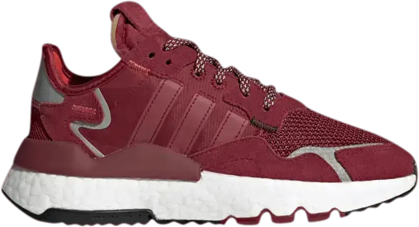  Adidas adidas Nite Jogger Collegiate Burgundy (GS)