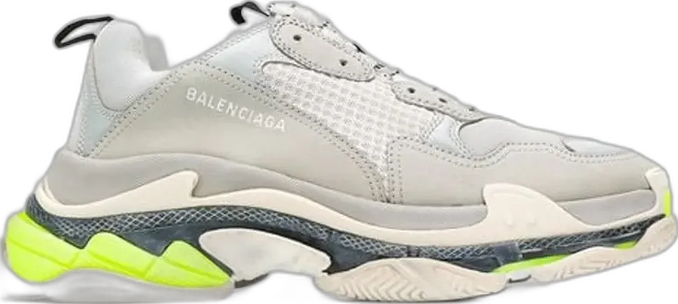  Balenciaga Triple S Grey Fluorescent