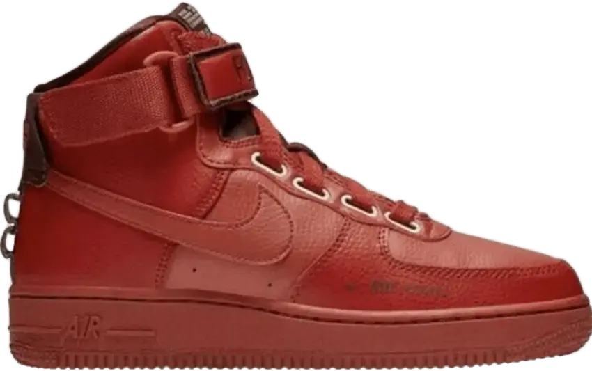  Nike Air Force 1 High Utility Dune Red (Women&#039;s)