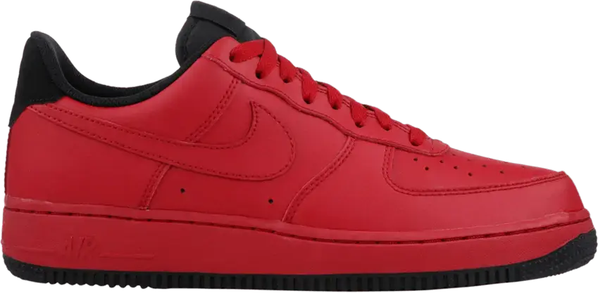  Nike Air Force 1 Low &#039;07 &#039;Gym Red Black&#039;