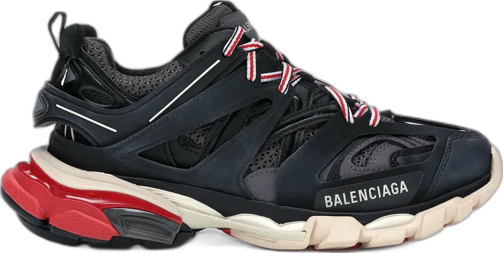  Balenciaga Track Black Red (Women&#039;s)