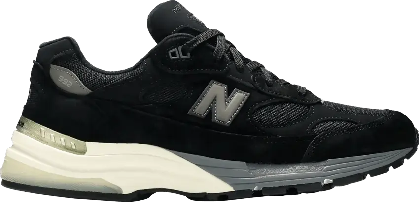  New Balance 992 Black Grey (Made in USA)