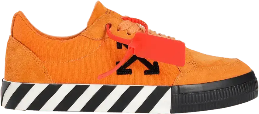  Off-White Vulcanized Low &#039;Orange&#039;