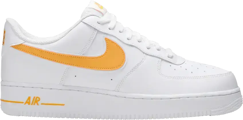  Nike Air Force 1 Low White University Gold