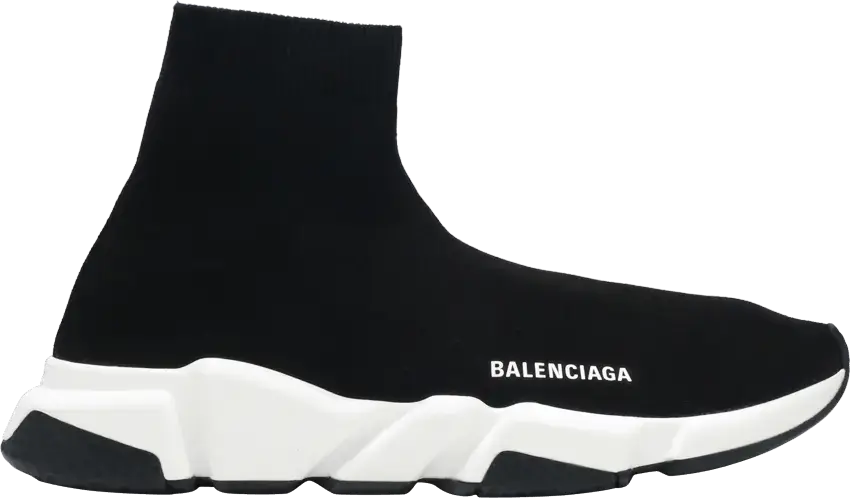  Balenciaga Speed Knit High Black (2019)