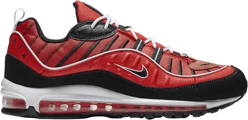  Nike Air Max 98 Habanero Red Black