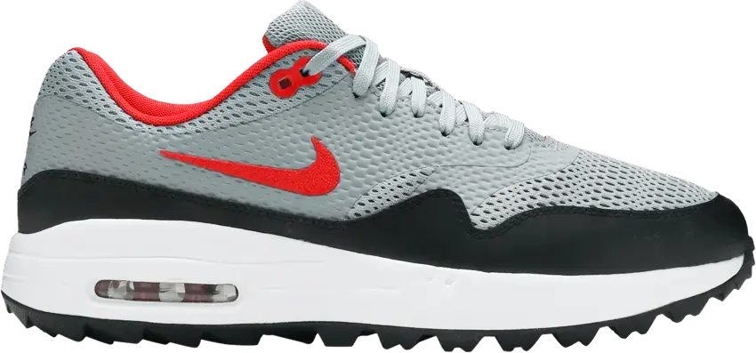  Nike Air Max 1 Golf Particle Grey Red