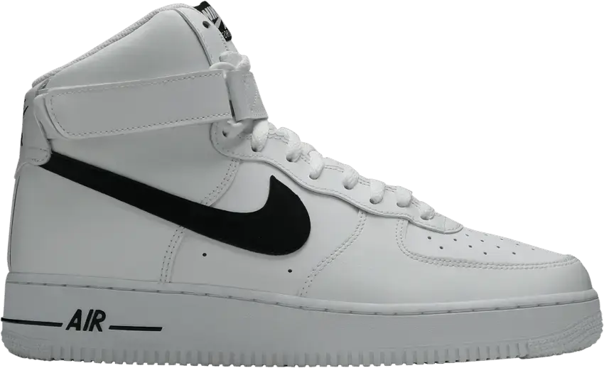  Nike Air Force 1 High White Black